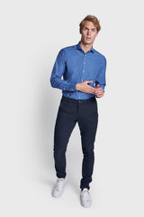 BS Beech Modern Fit Skjorta - Dark Blue