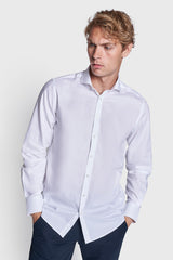 BS Mahogany Modern Fit Skjorta - White