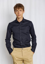BS Miles Slim Fit Skjorta - Black