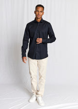 BS Miles Slim Fit Skjorta - Black