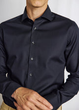 BS Miles Slim Fit Skjorta - Black