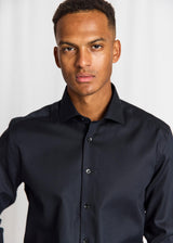 BS Miles Slim Fit Skjorta - Black