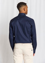 BS Miles Slim Fit Skjorta - Navy