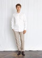 BS Miles Slim Fit Skjorta - White