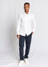 BS Miles Slim Fit Skjorta - White