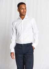 BS Miles Slim Fit Skjorta - White