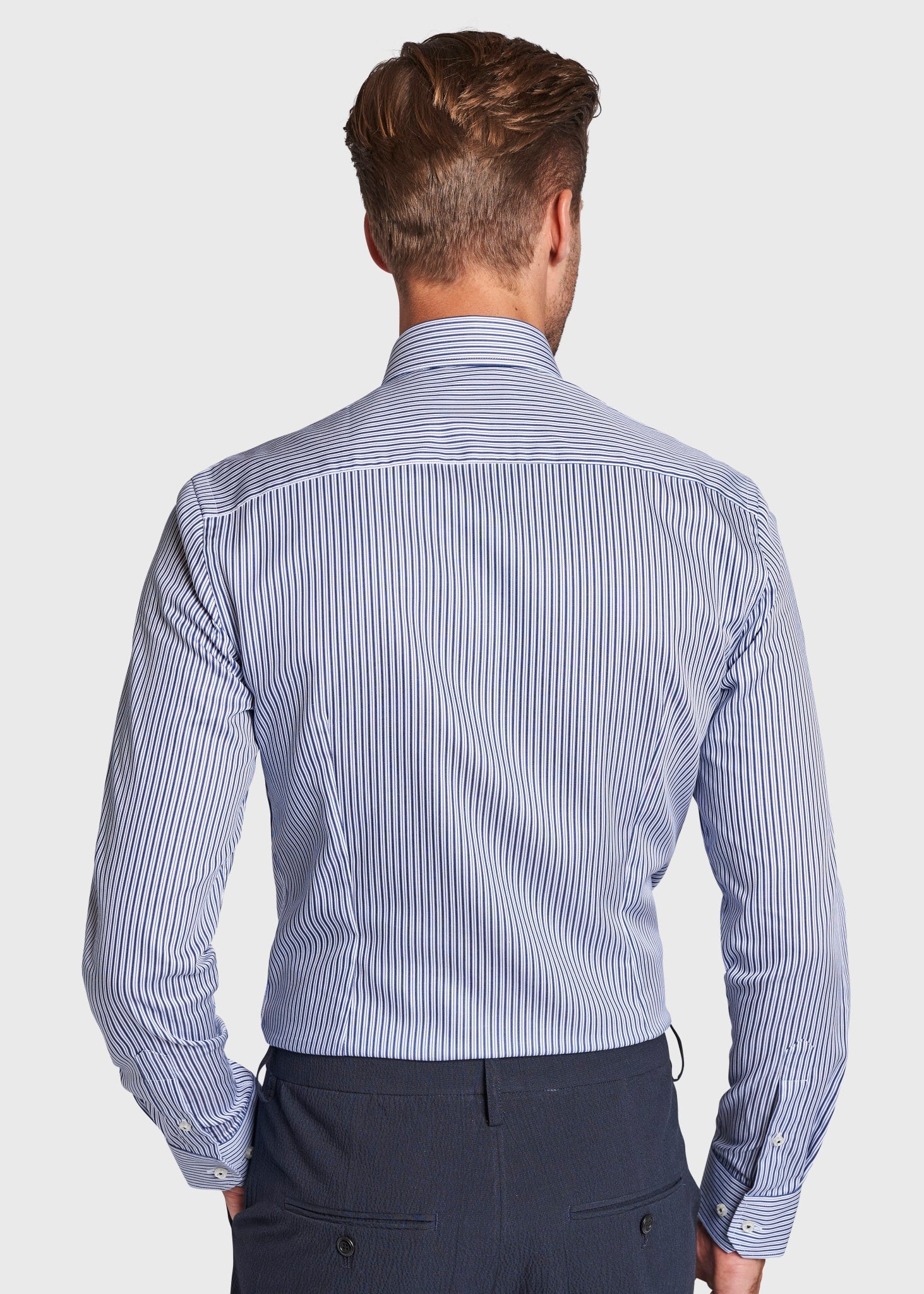 BS Andy Super Slim Fit Skjorta - Blue