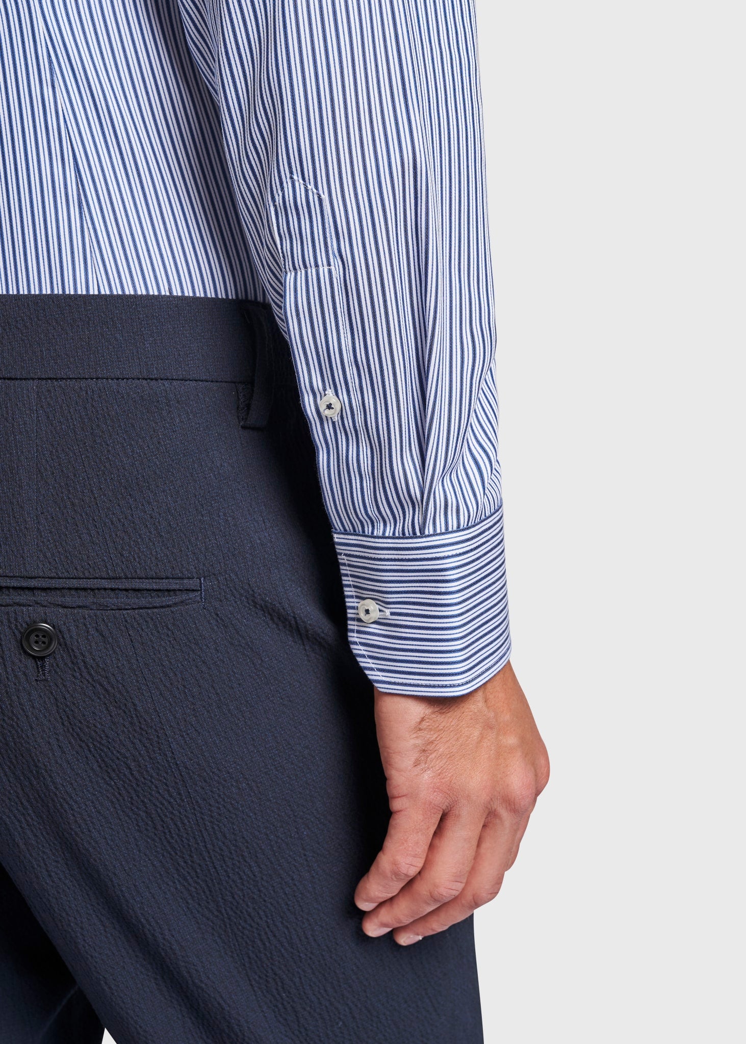 BS Andy Super Slim Fit Skjorta - Blue