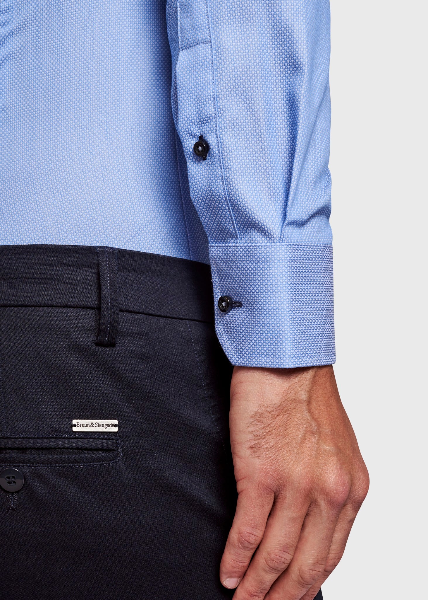 BS Jay Super Slim Fit Skjorta - Light Blue