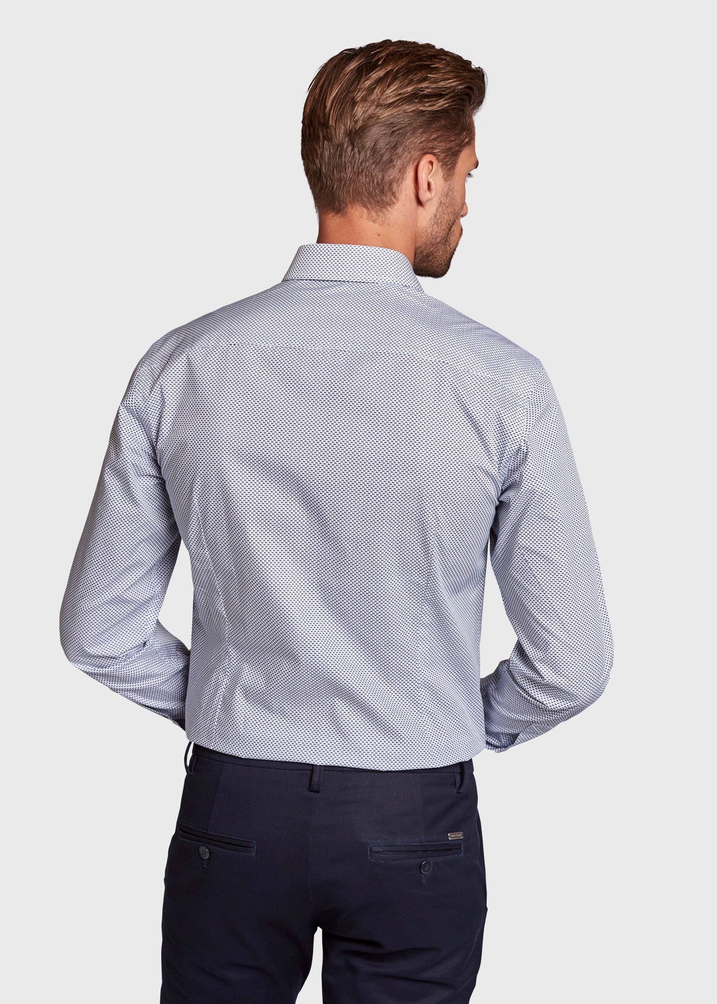 BS Skyler Slim Fit Skjorta - Marinblå