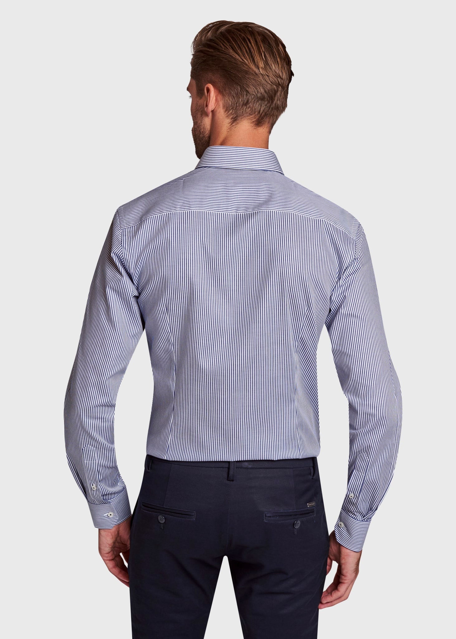 BS Gameiro Modern Fit Skjorta - Dark Blue