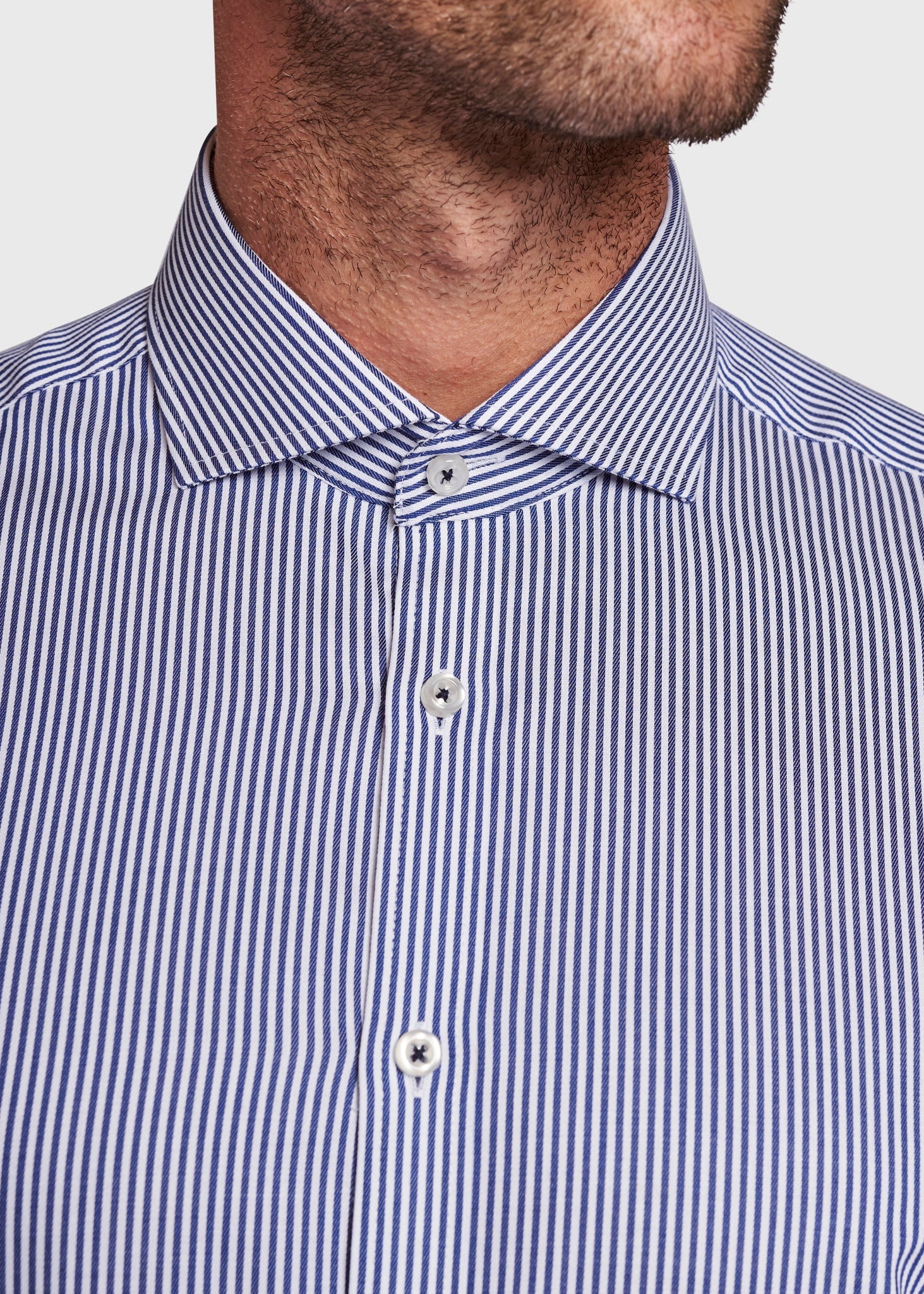 BS Gameiro Modern Fit Skjorta - Dark Blue