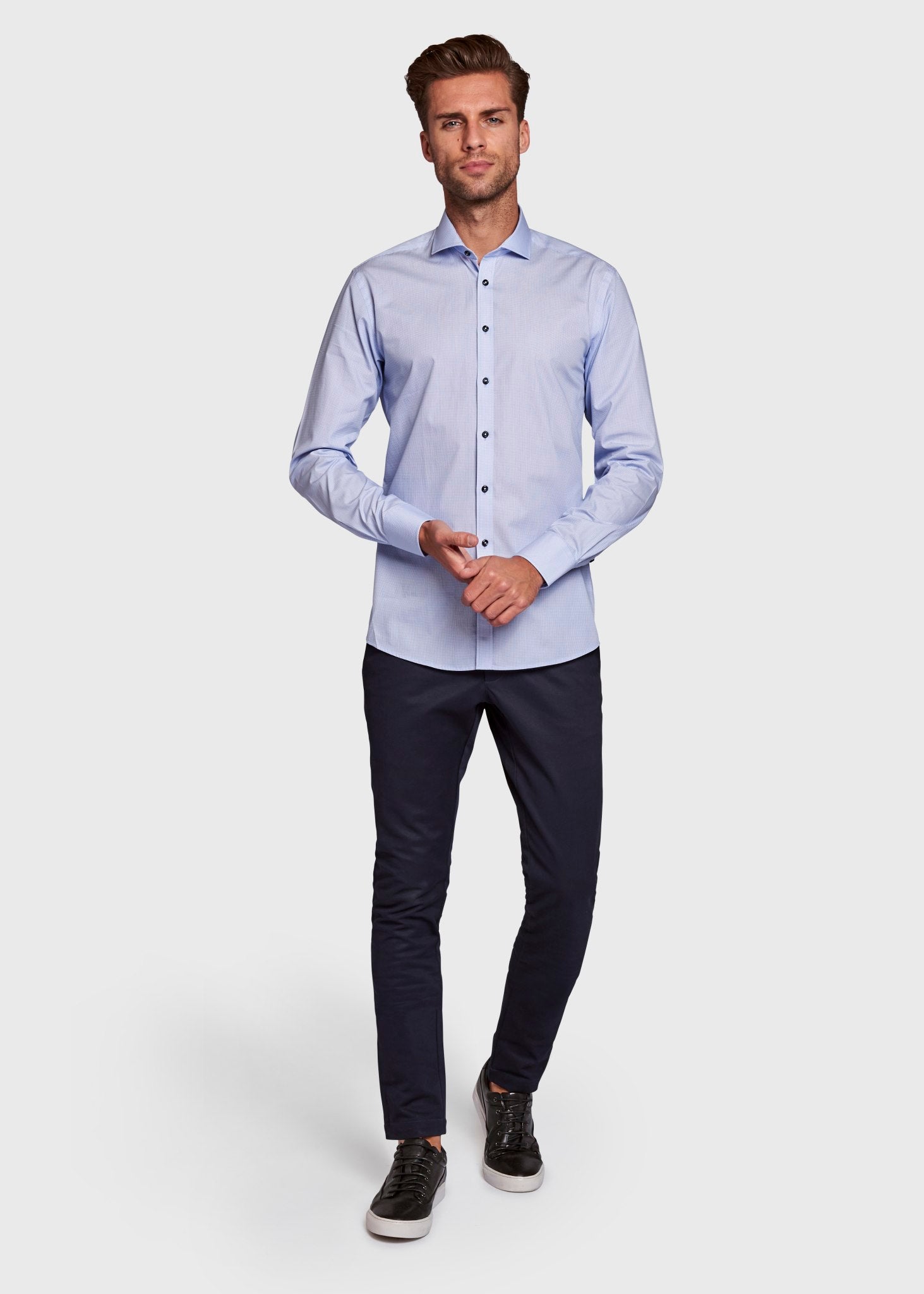 BS Konfogbia Modern Fit Skjorta - Blå