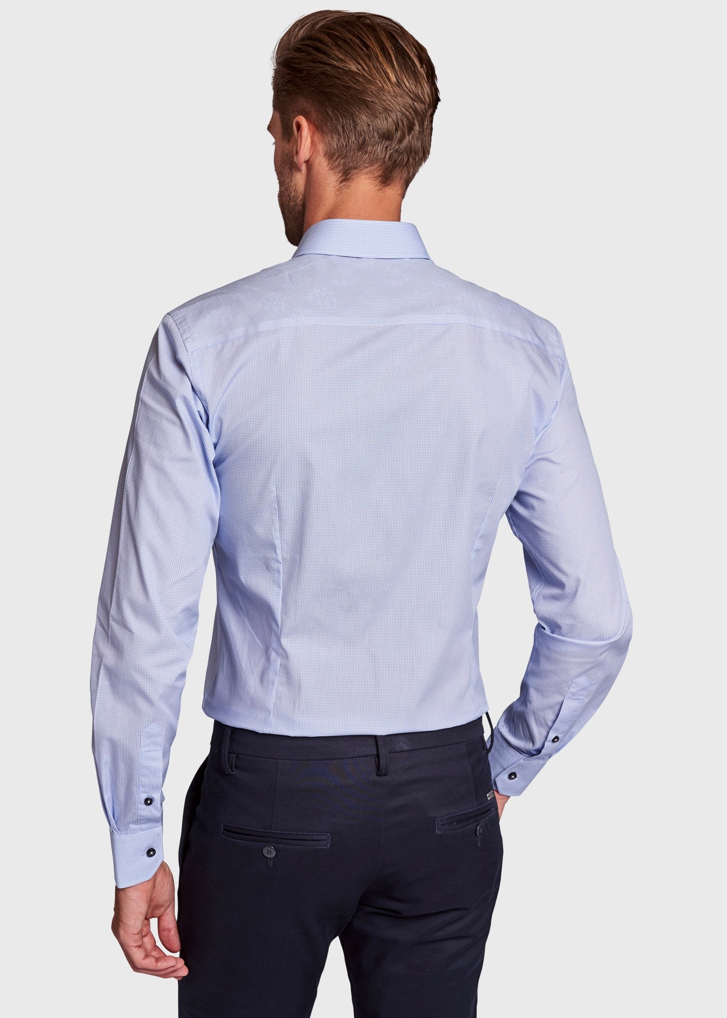 BS Konfogbia Modern Fit Skjorta - Blå