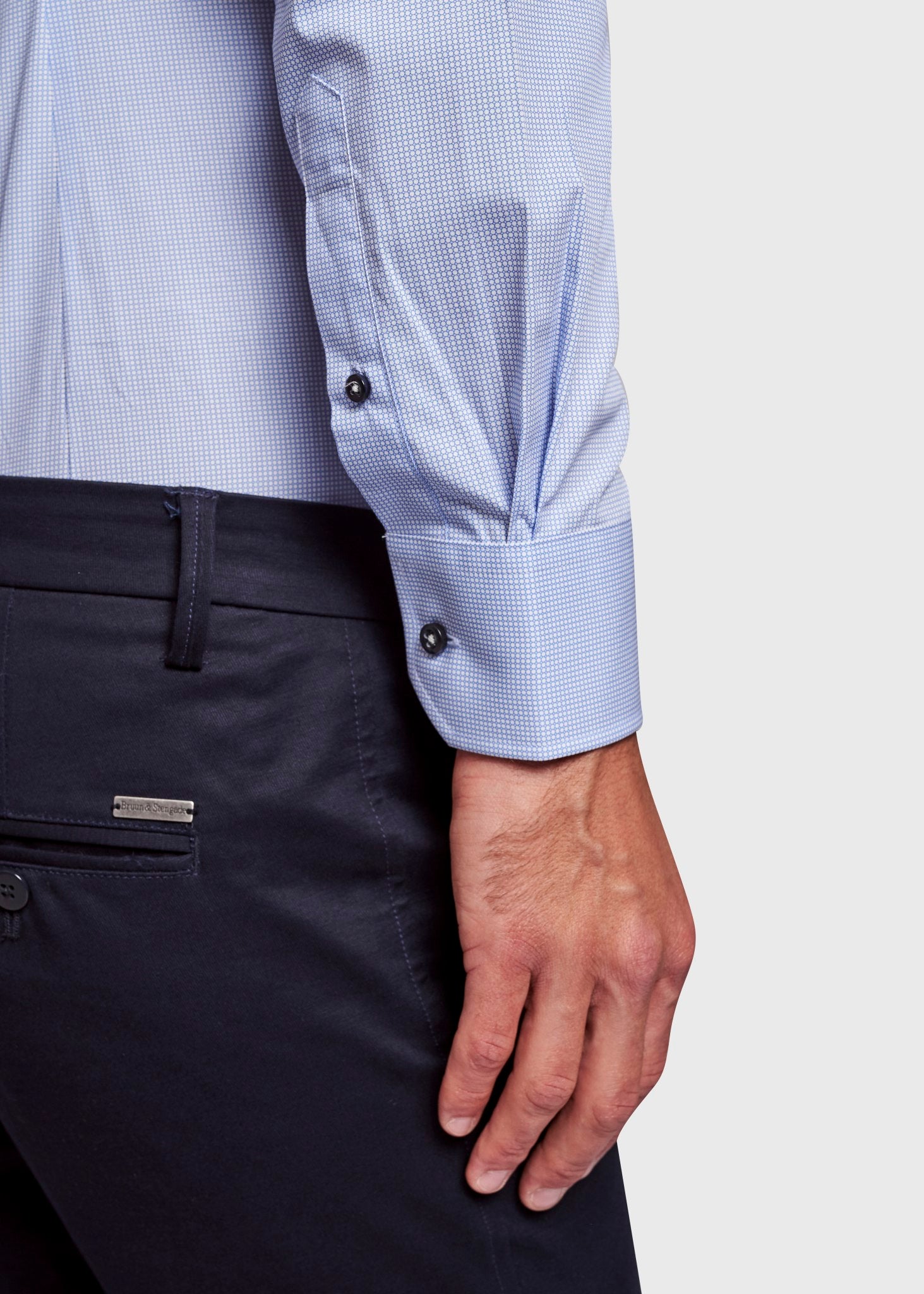 BS Konfogbia Modern Fit Skjorta - Blå