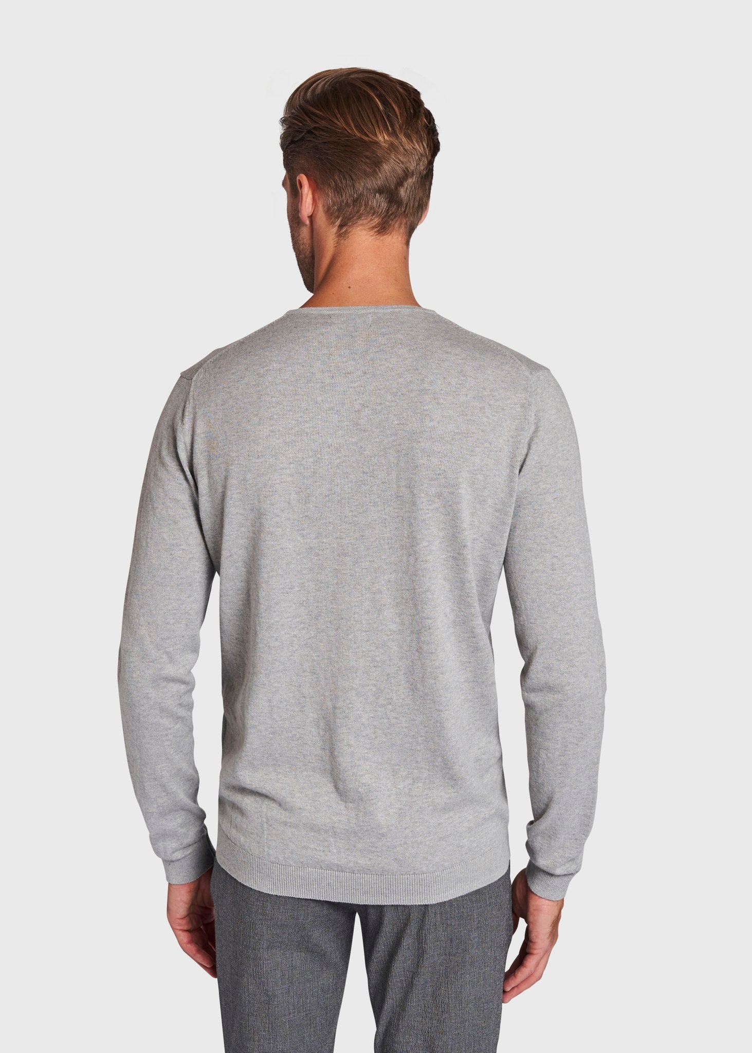 BS Gaspard Regular Fit Stickad Tröja - Grey
