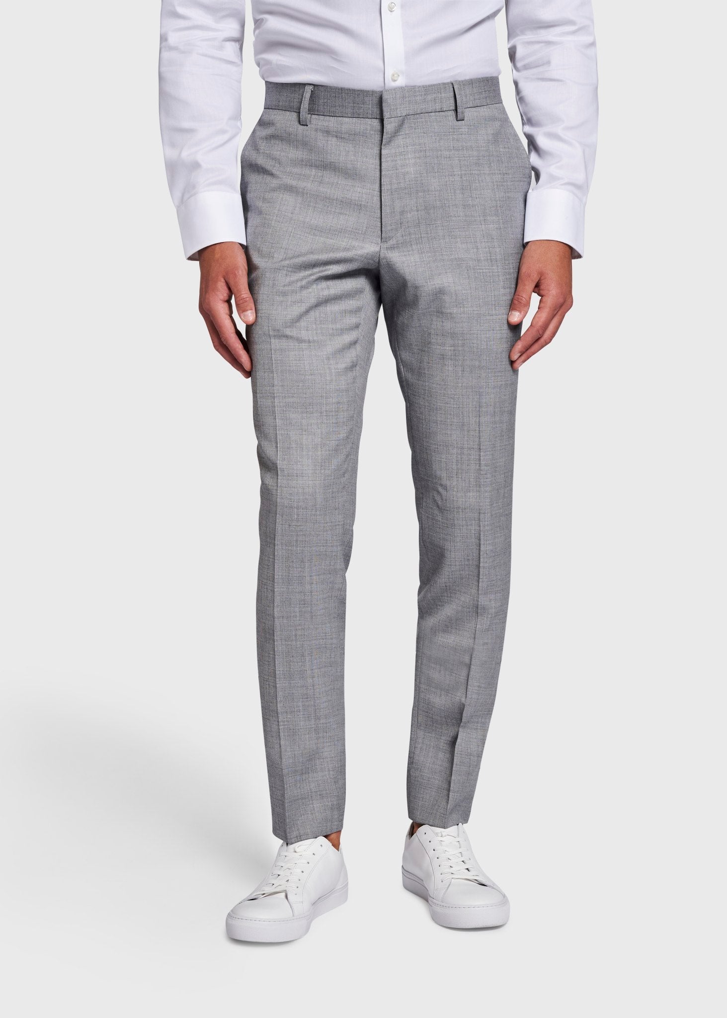 BS Alsace Slim Fit Byxor - Grå