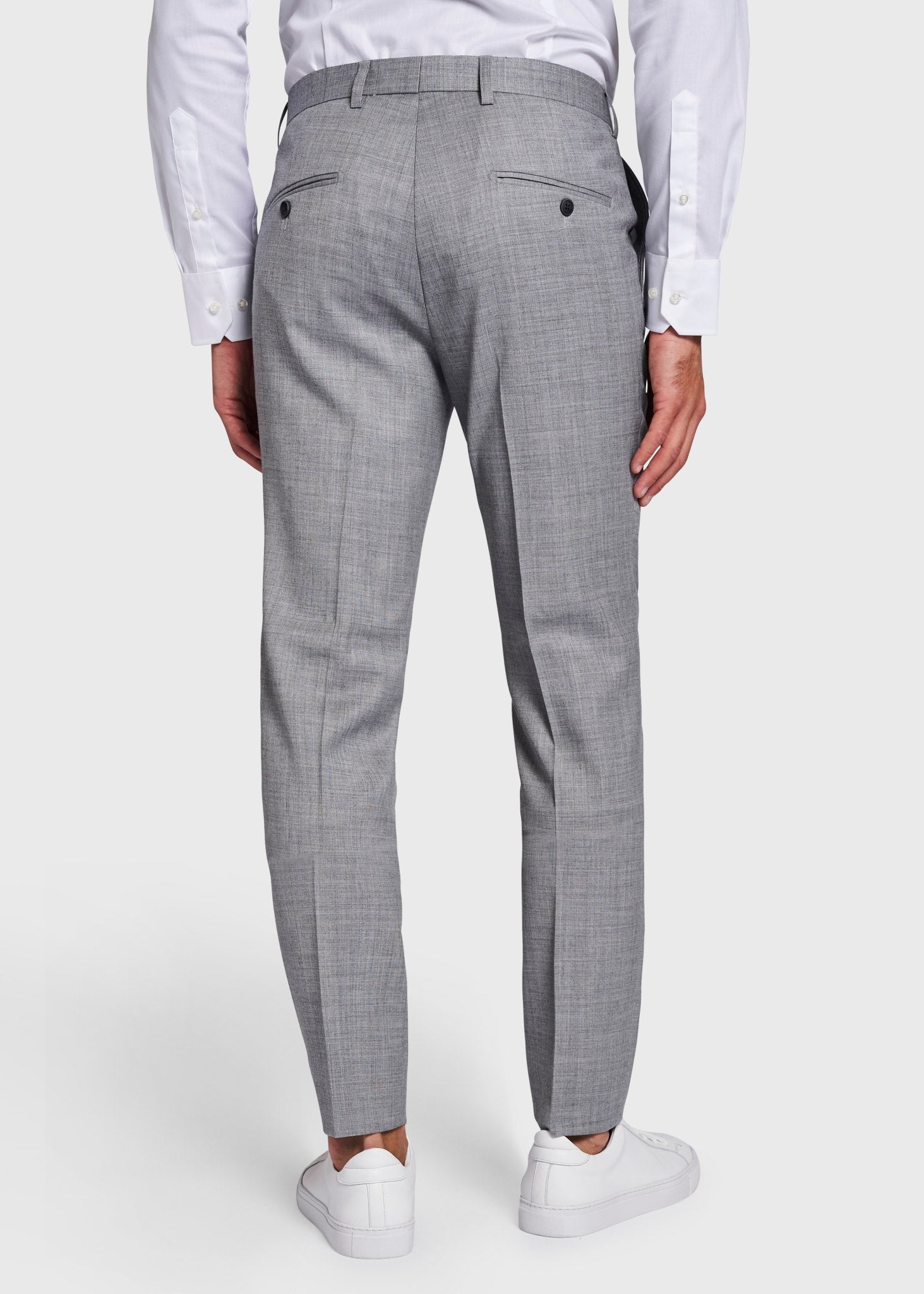 BS Alsace Slim Fit Byxor - Grå