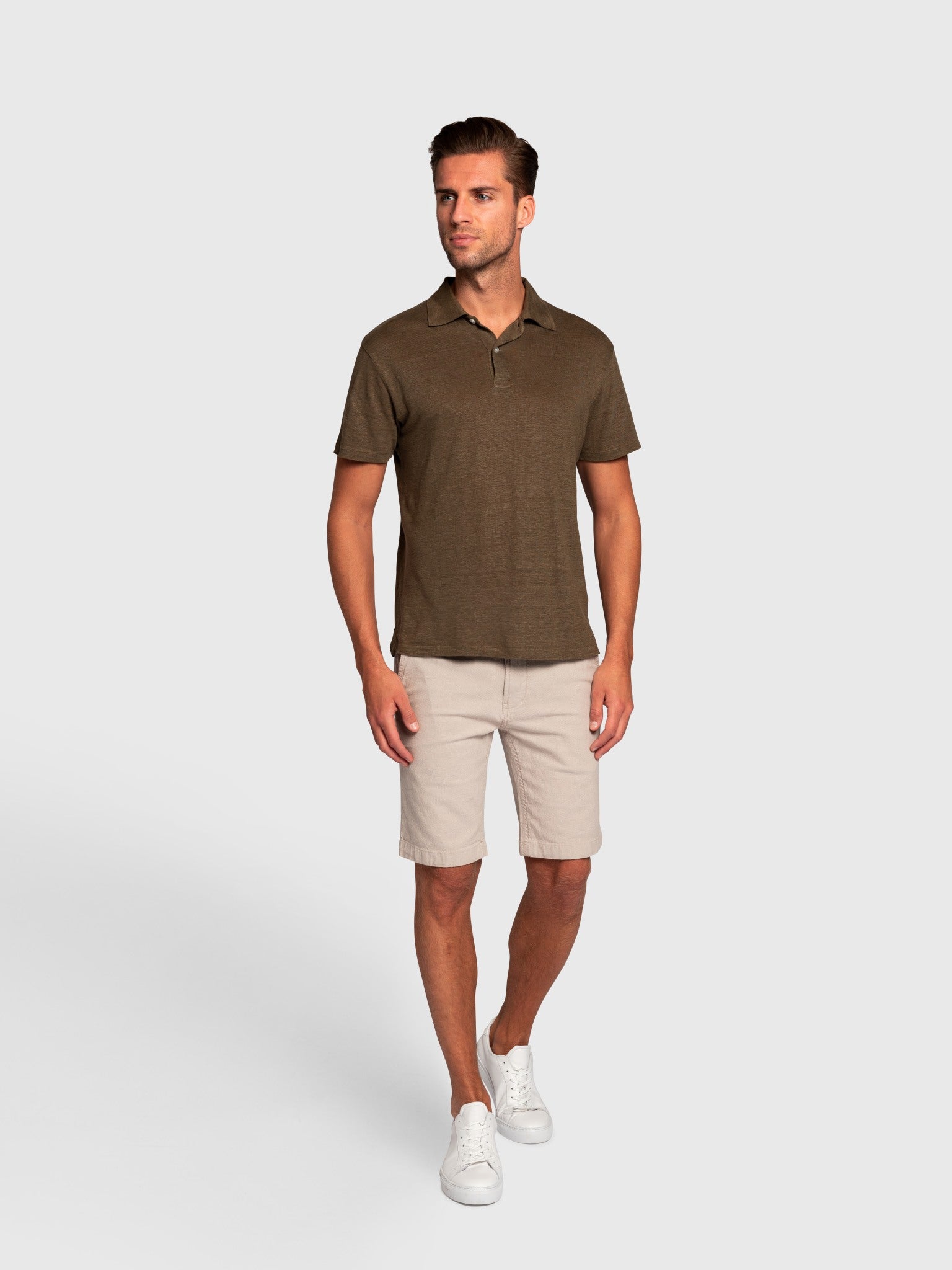 BS Bart Regular Fit Pikétröja - Army