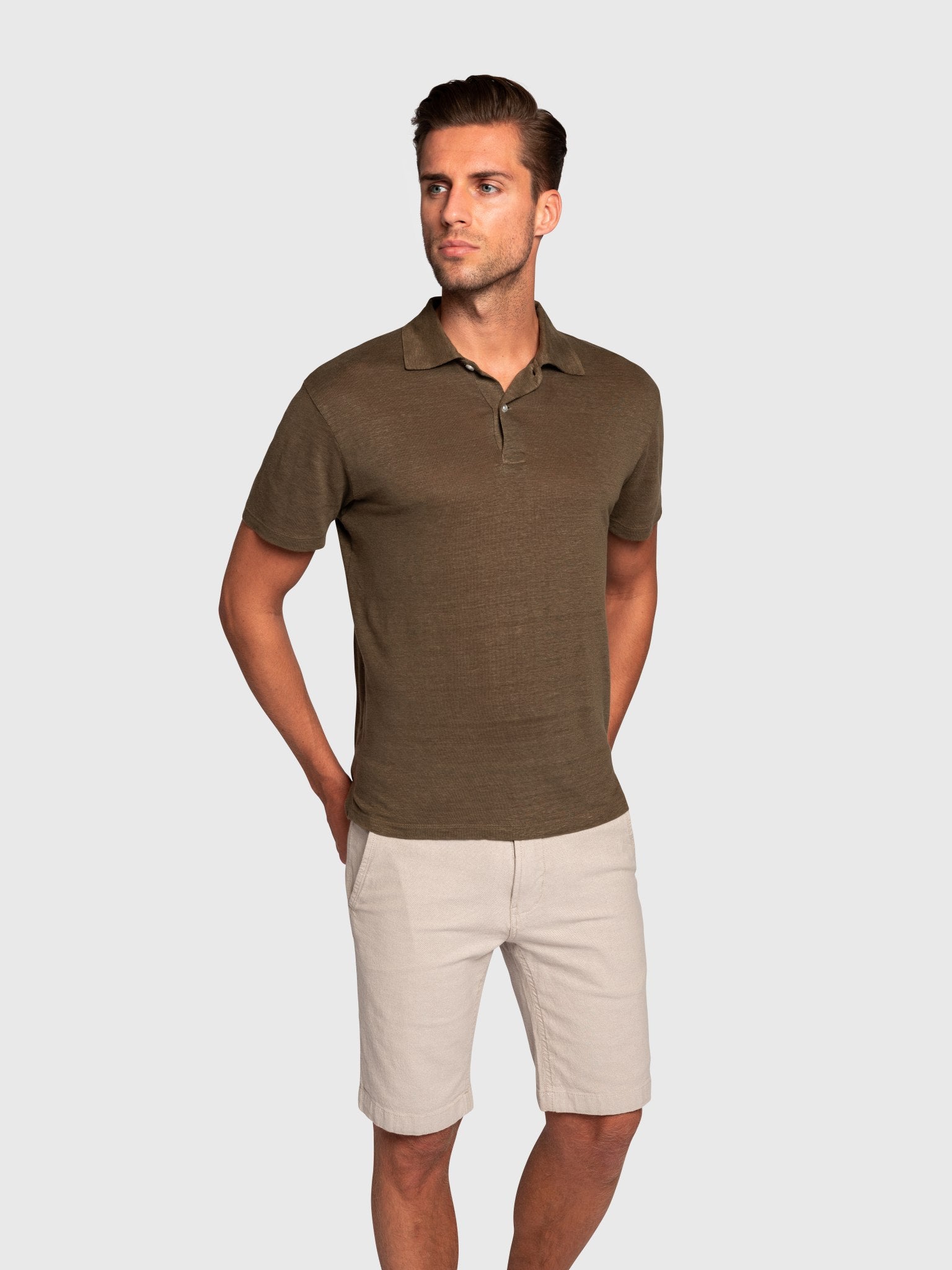 BS Bart Regular Fit Pikétröja - Army