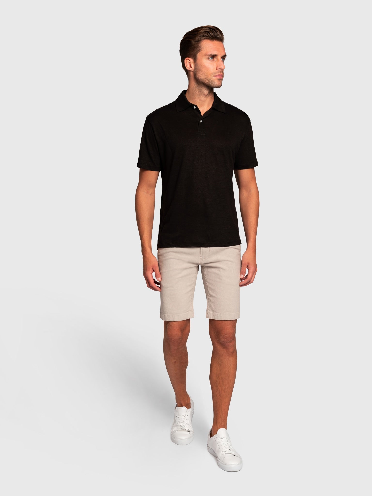 BS Bart Regular Fit Pikétröja - Svart