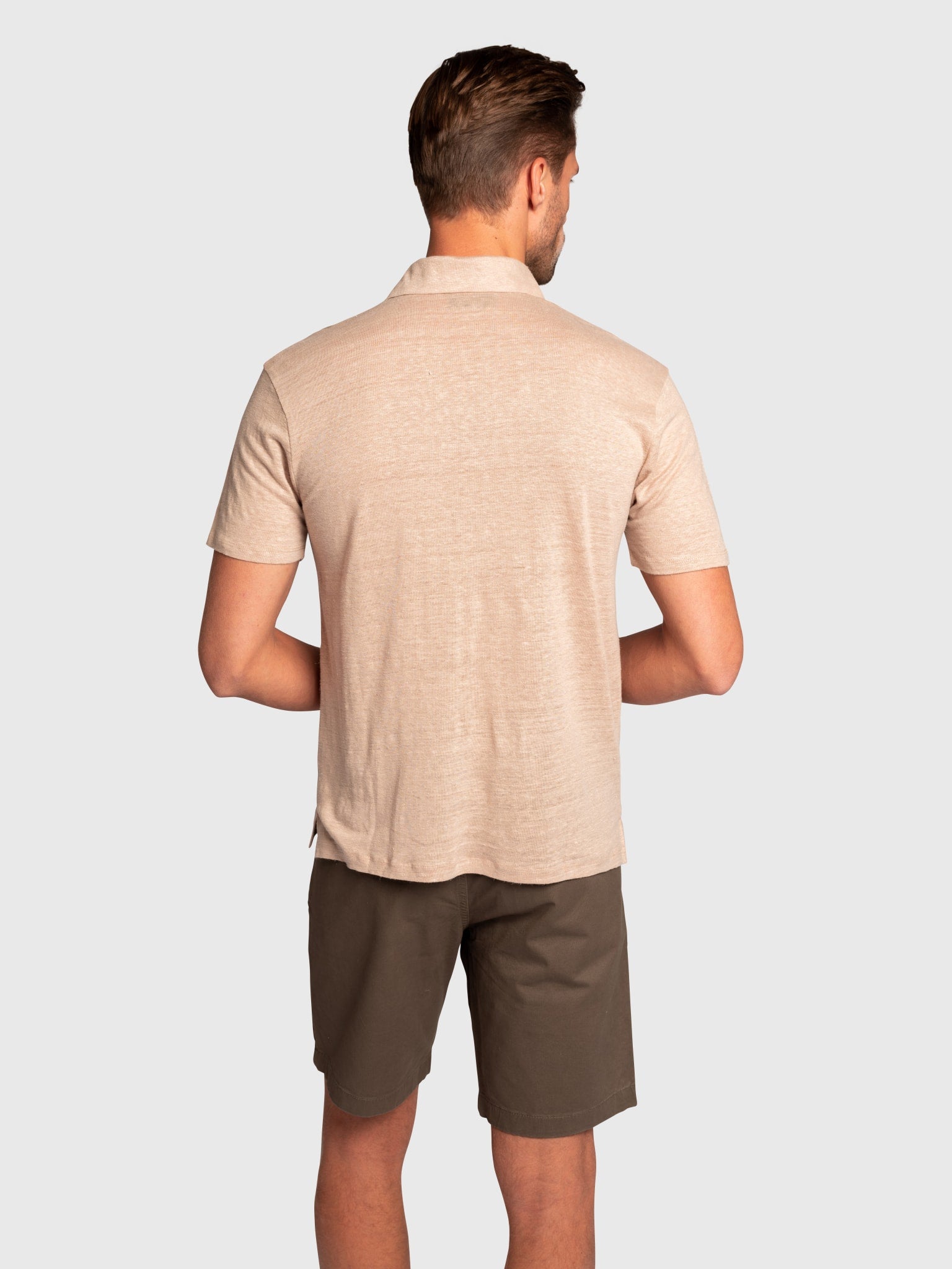 BS Bart Regular Fit Pikétröja - Sand