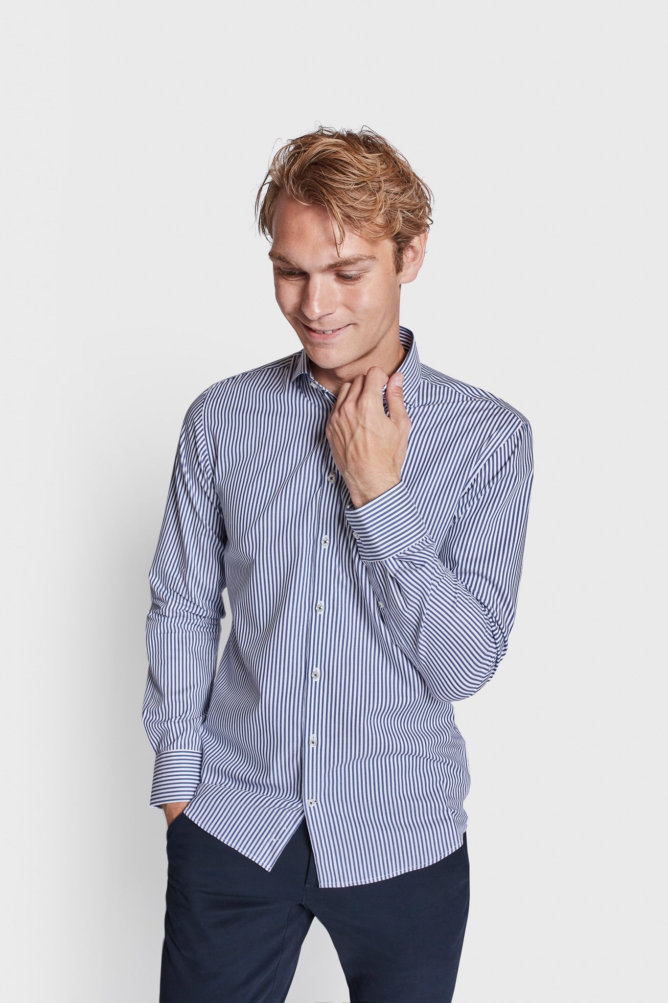 BS Ratboy Slim Fit Skjorta - Blå