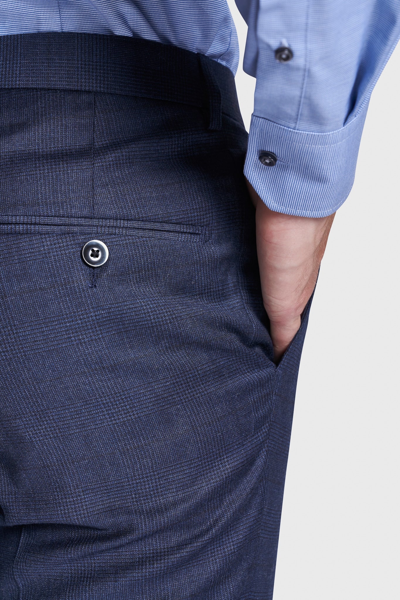 BS Josty Slim Fit Byxor - Navy