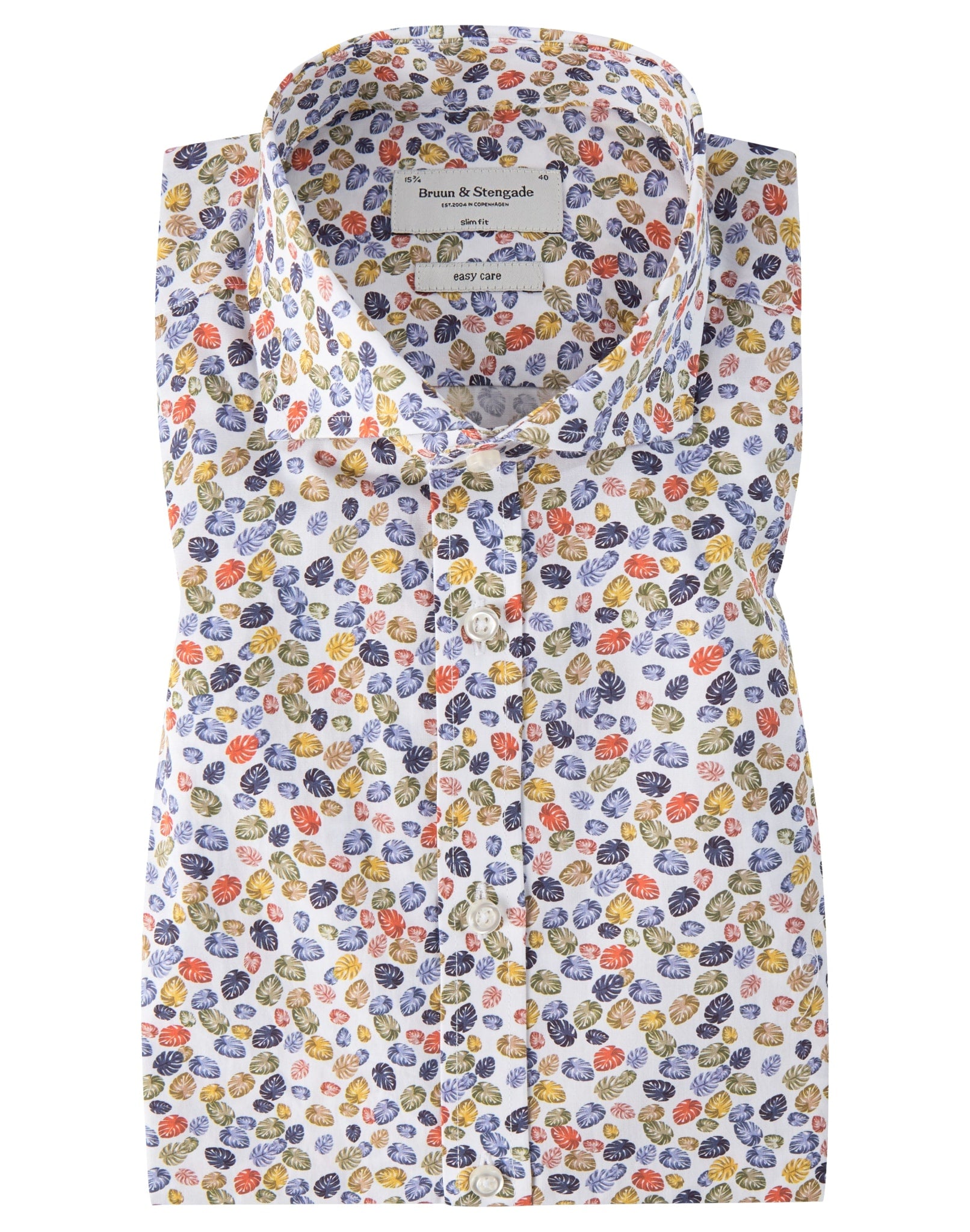 BS Solis Slim Fit Skjorta - White