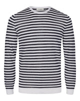 BS Mogensen Regular Fit Sticka - Navy/White