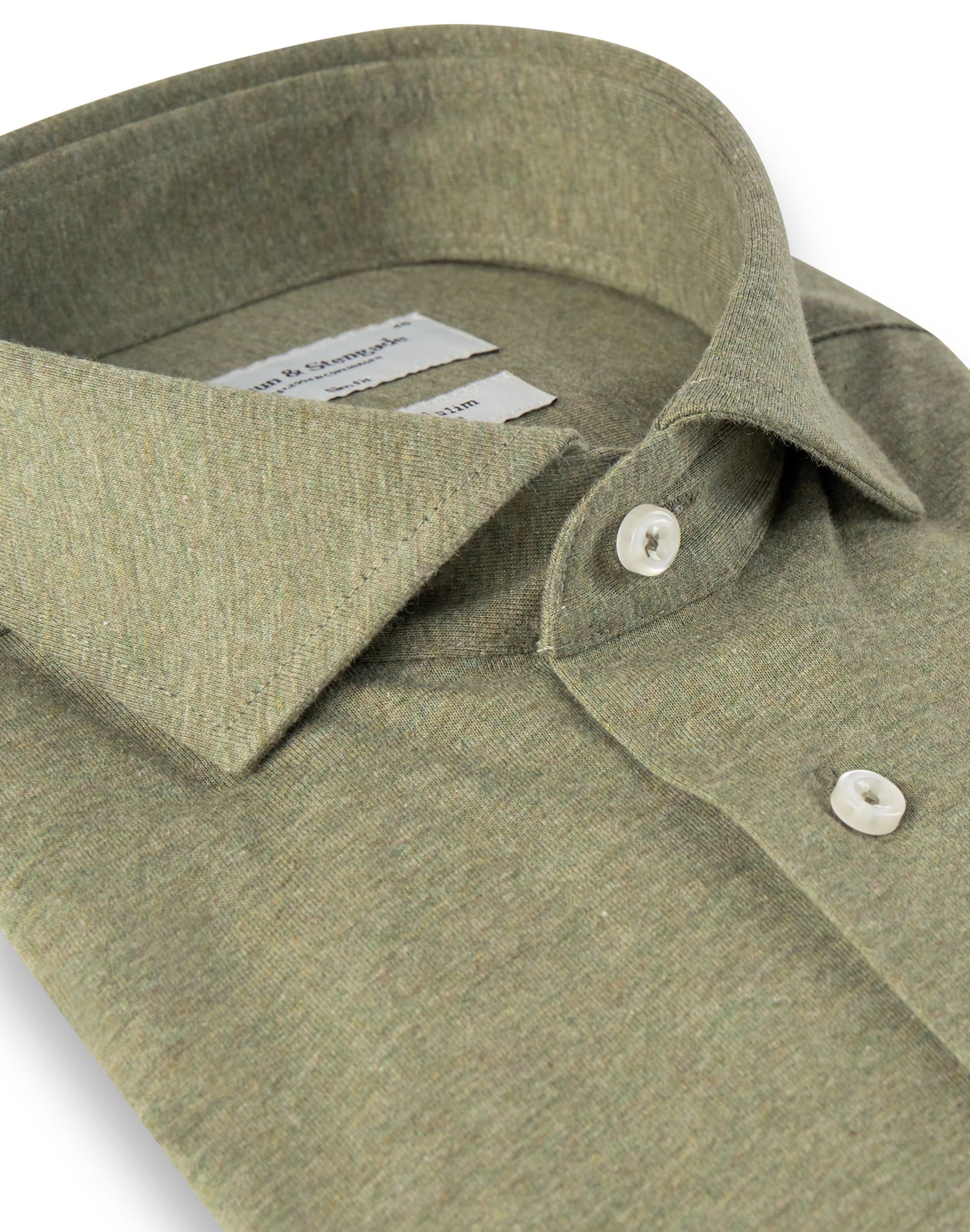 BS Parrot Slim Fit Skjorta - Grön