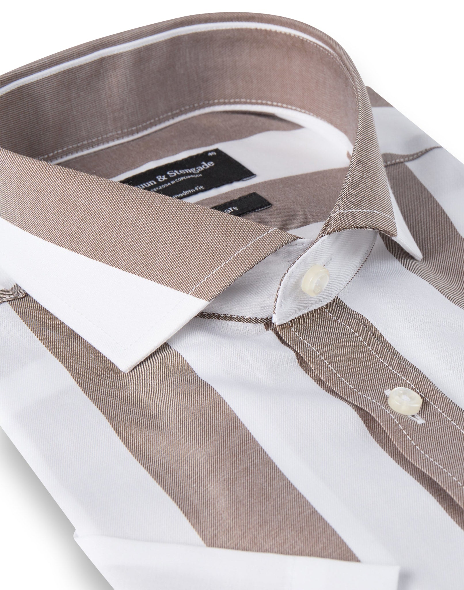 BS Hector Modern Fit Skjorta - Brown