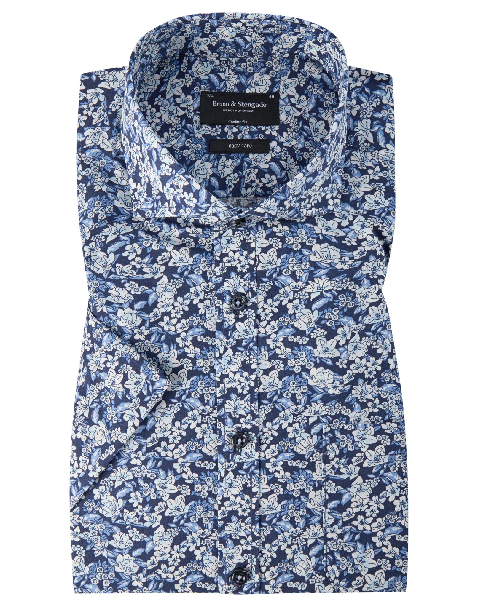 BS Lowe Modern Fit Skjorta - Blue