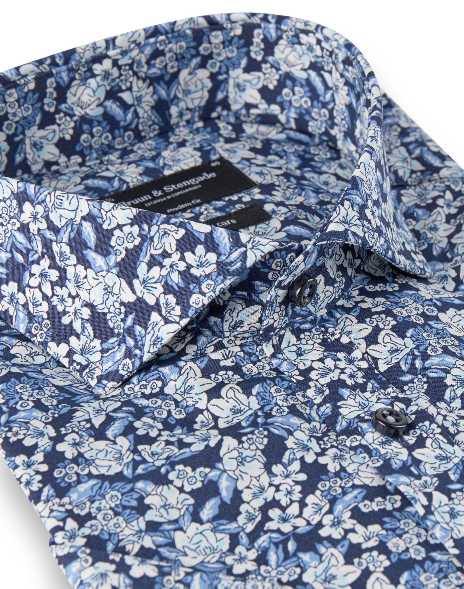 BS Lowe Modern Fit Skjorta - Blue