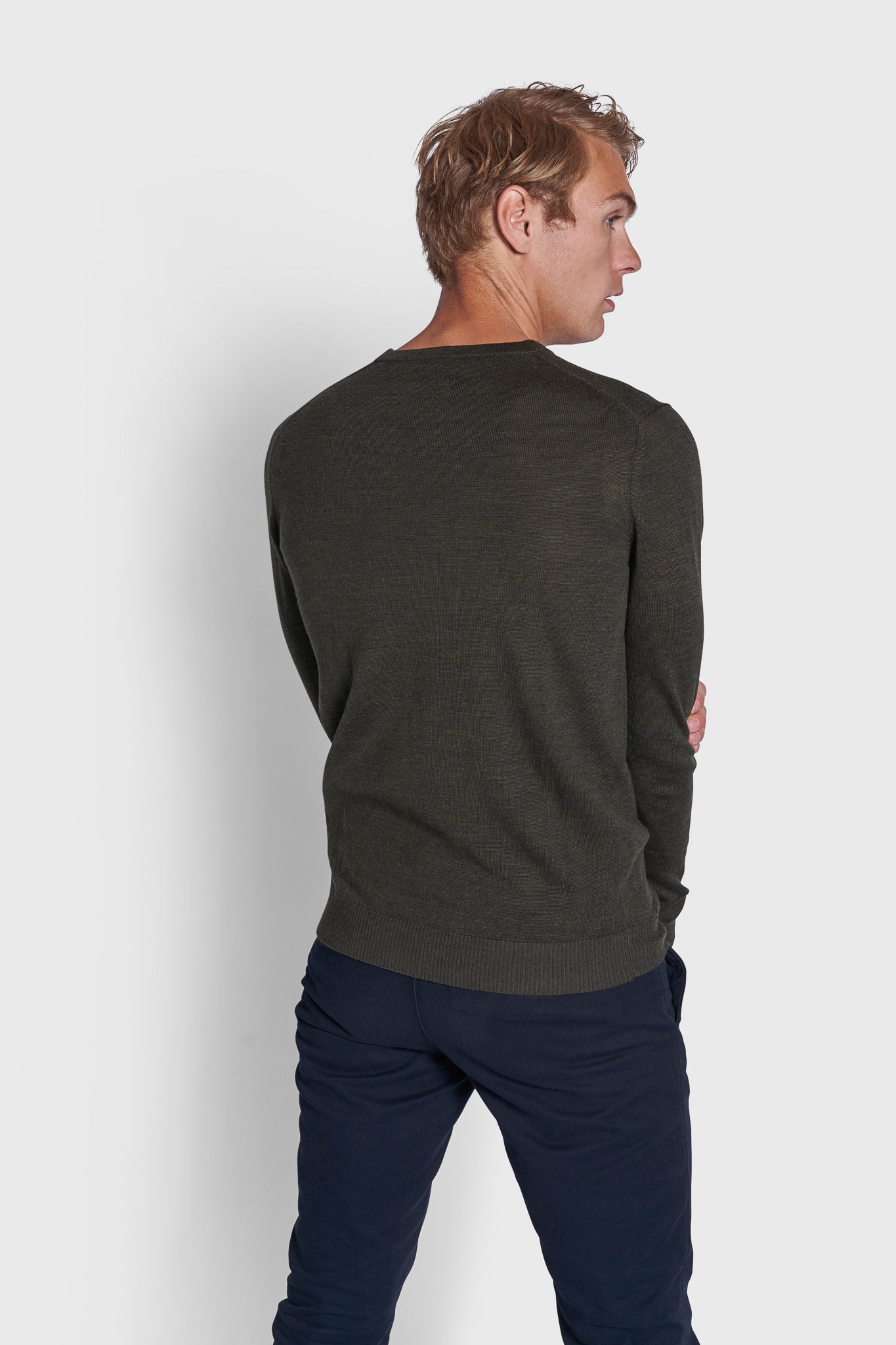 BS Neptune Regular Fit Stickad tröja - Grön