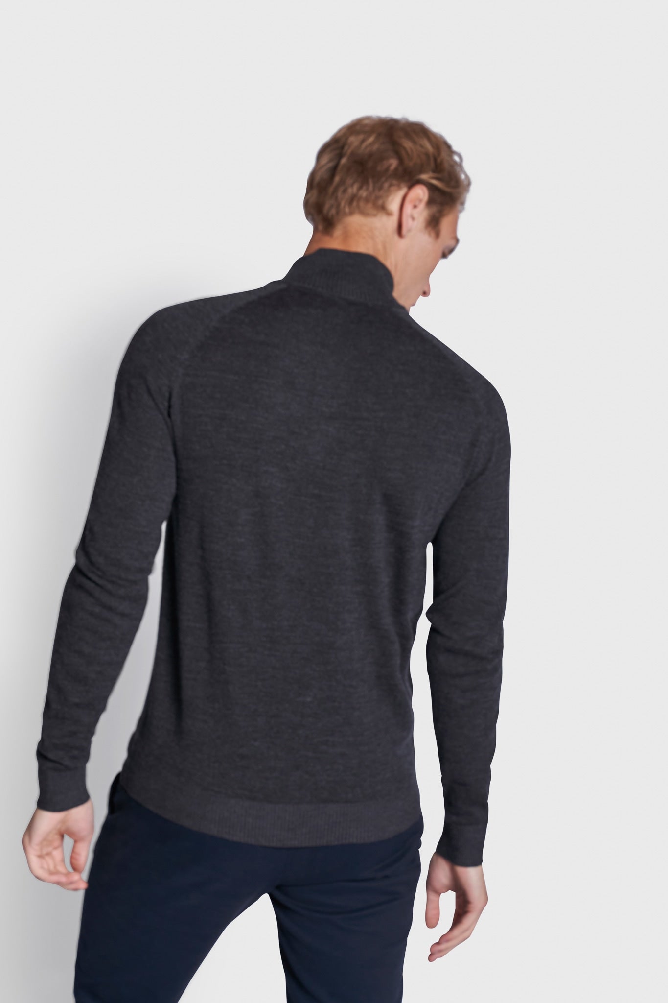 BS Gulbis Regular Fit Stickad tröja - Charcoal