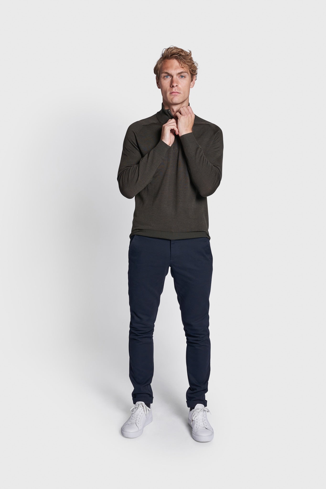 BS Gulbis Regular Fit Stickad Tröja - Grön