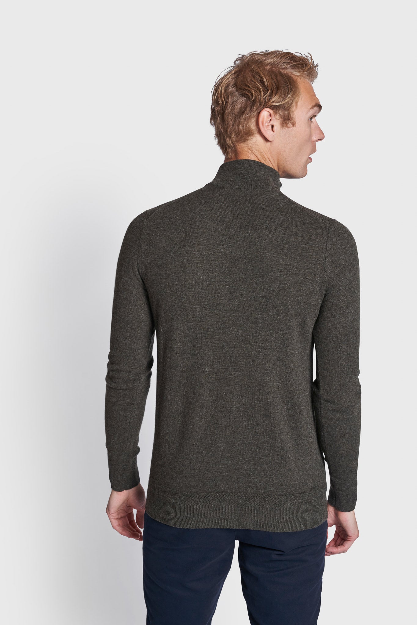 BS Paire Regular Fit Stickad tröja - Green