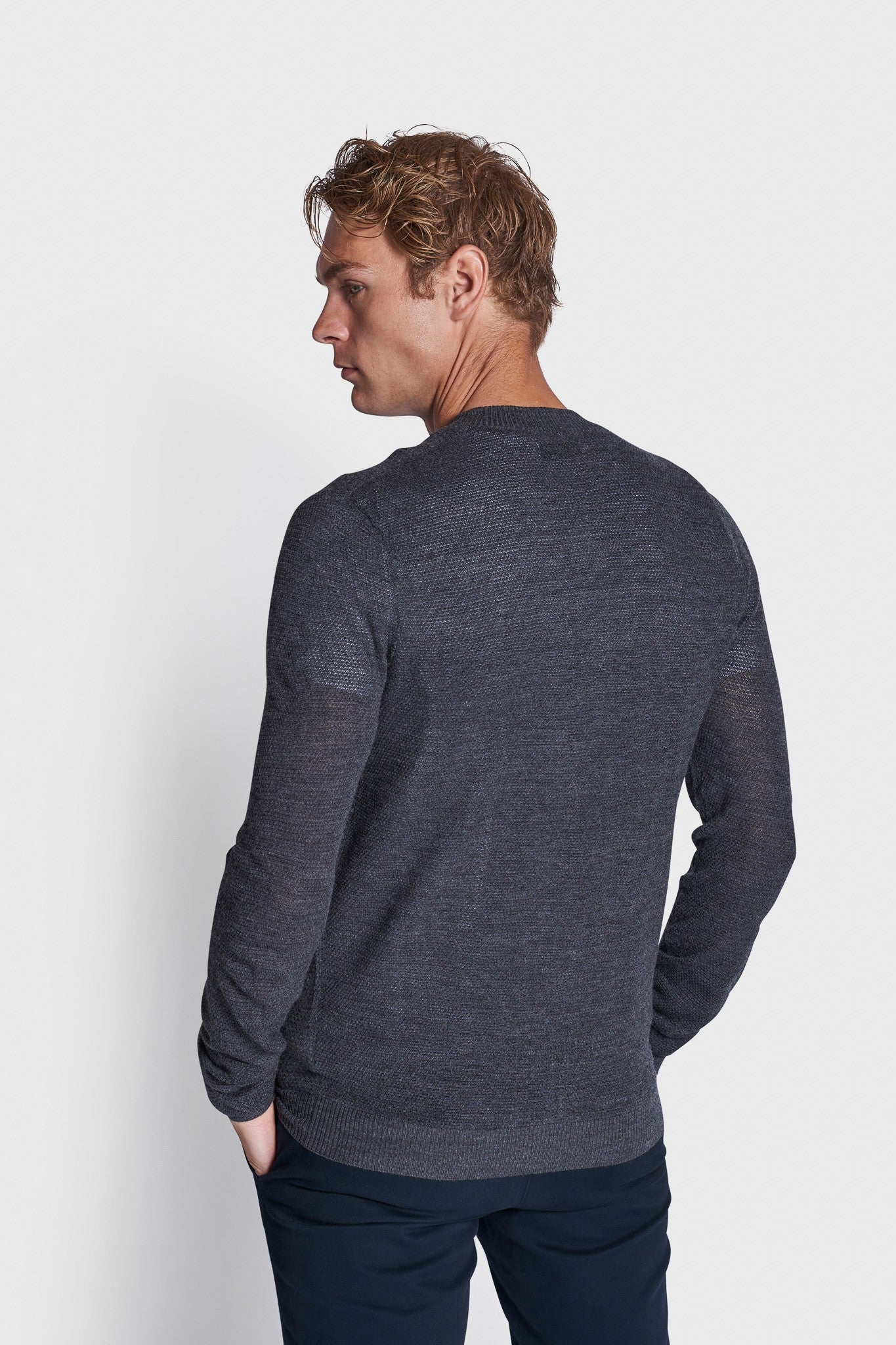 BS Dimitrov Regular Fit Stickad Tröja - Grey