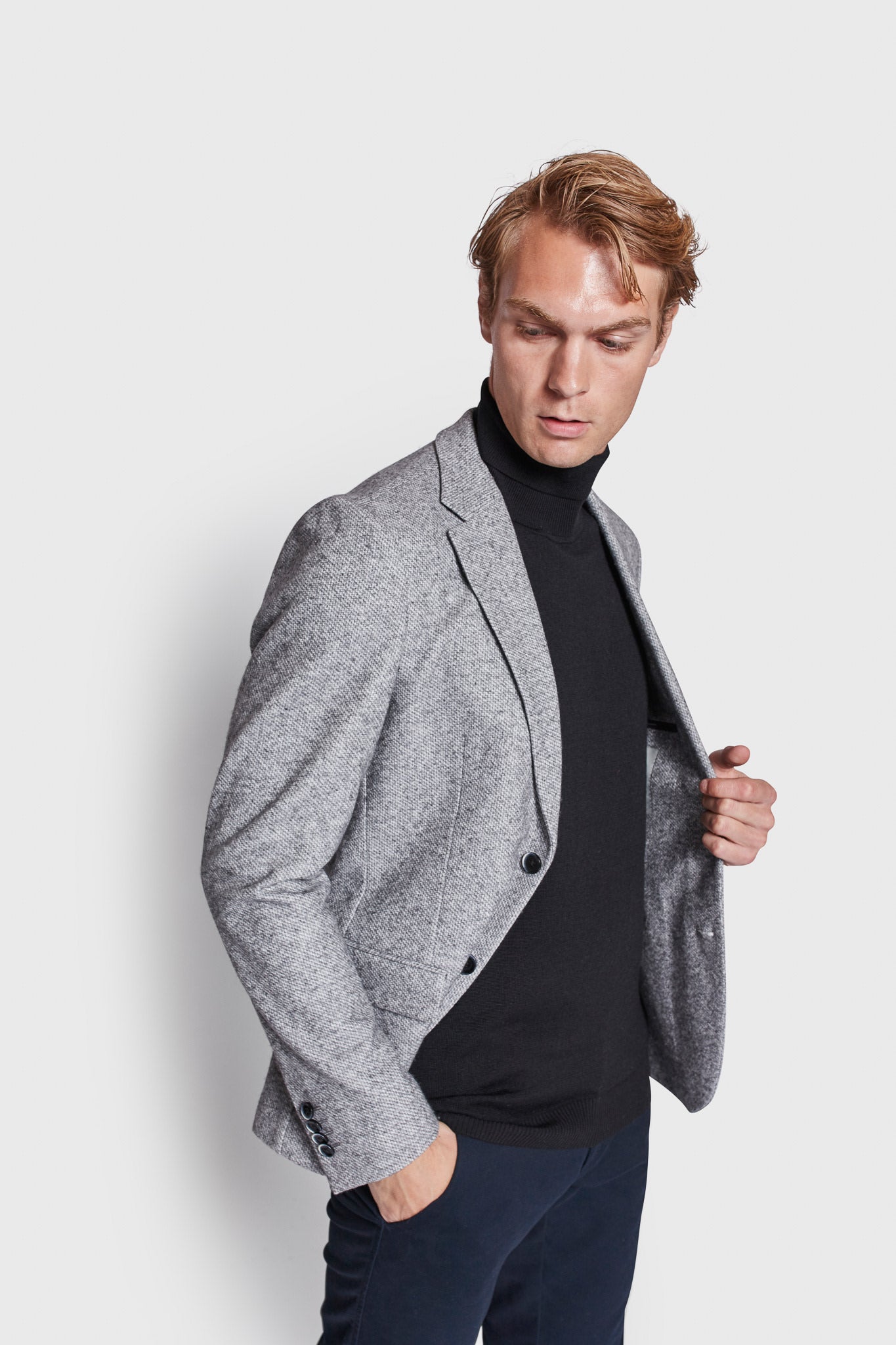 BS Bryant Slim Fit Kavaj - Grå
