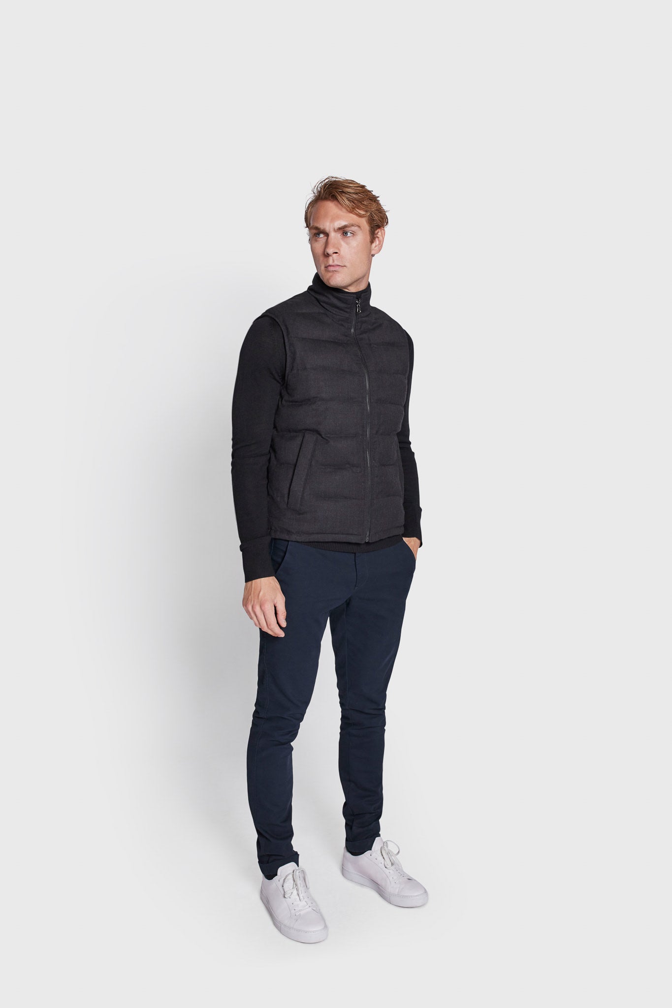 BS Minnesota Regular Fit Västen - Charcoal
