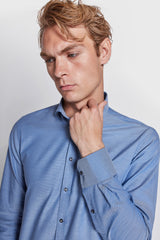 BS Immobile Slim Fit Skjorta - Blue