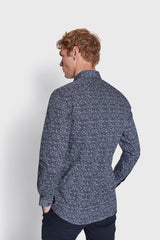 BS Saucedo Slim Fit Skjorta - Navy