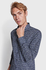 BS Saucedo Slim Fit Skjorta - Navy