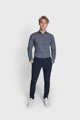 BS Saucedo Slim Fit Skjorta - Navy
