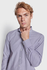 BS Serdar Slim Fit Skjorta - Purple