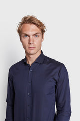 BS Toni Slim Fit Skjorta - Navy