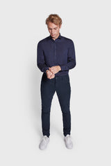 BS Toni Slim Fit Skjorta - Navy