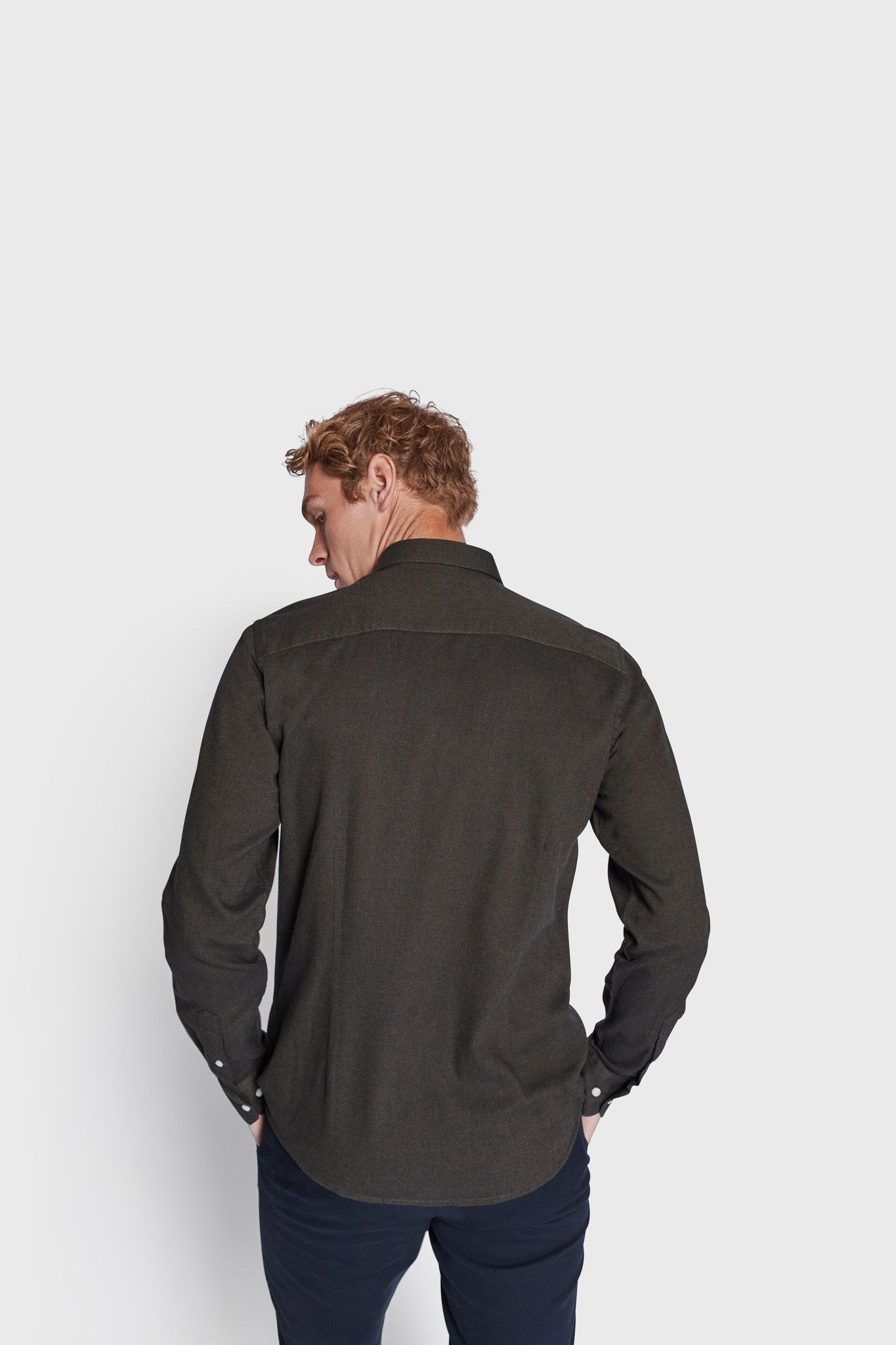 BS Jobe Casual Slim Fit Skjorta - Dark Green