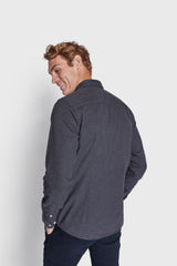 BS Jobe Casual Slim Fit Skjorta - Dark Grey